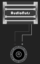 Conexion en serie de 1 Subwoofer
